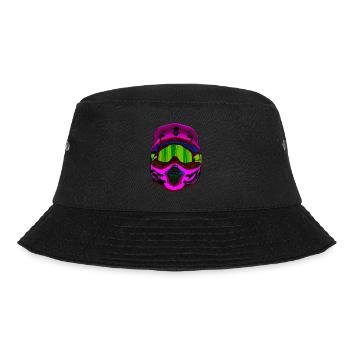 Motocross / Enduro / Freestyle mx / Dirtbike retro - Bucket Hat - black - Front - Lela (165cm)