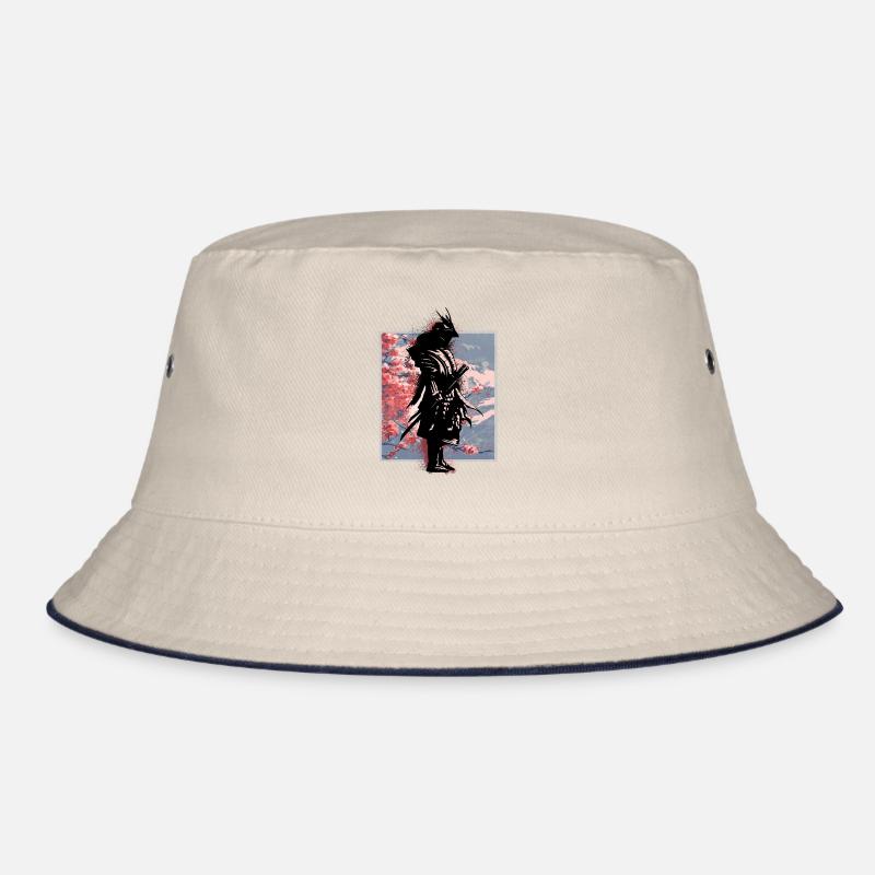 Samurai-Charaktere, Bushido, japanischer Samurai Bucket Hat