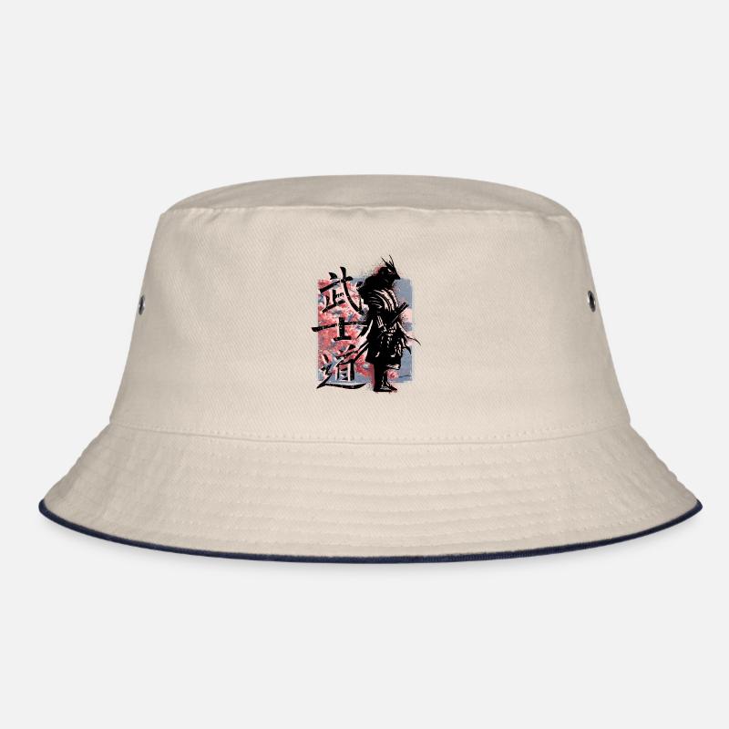 Samurai-Charaktere, Bushido, japanischer Samurai Bucket Hat