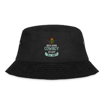 Cowboy Western Country - Bucket Hat - Schwarz - Vorne - Lela (165cm)