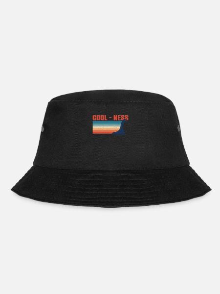 Cool - Ness - Loch Ness Nessie Monster - Bucket Hat - Schwarz