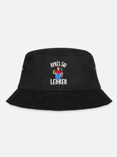 Après Ski Lehrer Skifahrer Après-ski Party Skiing - Bucket Hat - Schwarz