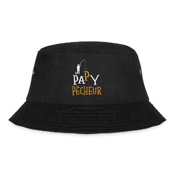 Papy Pêcheur Cadeau Drôle Humour Pêche Original - Bob - noir - Devant - Lela (165cm)