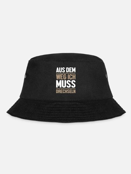 Drechseln Tischler Drechslerei Schreiner Drechsler - Bucket Hat - Schwarz