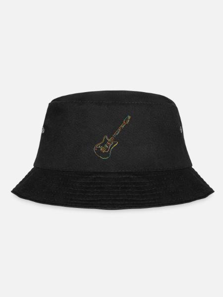 Illustration de guitare électrique Guitar Teacher Gift - Bob - noir