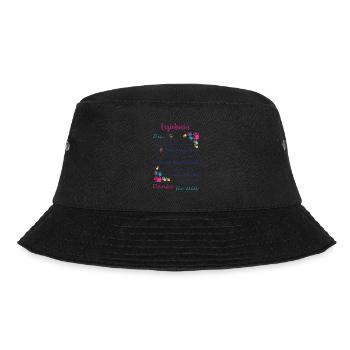 Danke für alles Erzieherin Lehrer Kindergarten - Bucket Hat - Schwarz - Vorne - Lela (165cm)