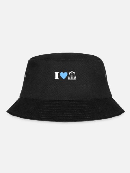 I Love Pools Pool Builder Pool Pool - Bucket Hat - black