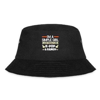 K-Pop-K-Pop-Merch K-Pop-Waren Geschenk - Bucket Hat - Schwarz - Vorne - Lela (165cm)