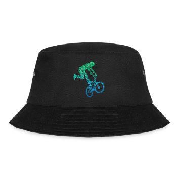 BMX Stunt Dirt Bike Freestyle Rider - Bucket Hat - black - Front - Lela (165cm)