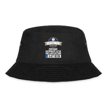 50 Jahre Jahrgang 1972 Oldtimer 50. Geburtstag - Bucket Hat - Schwarz - Vorne - Lela (165cm)