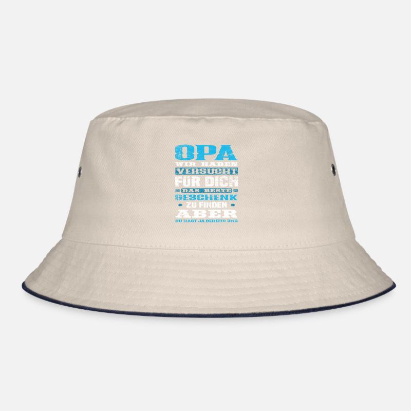 Opa Enkelkinder Geschenk Bucket Hat