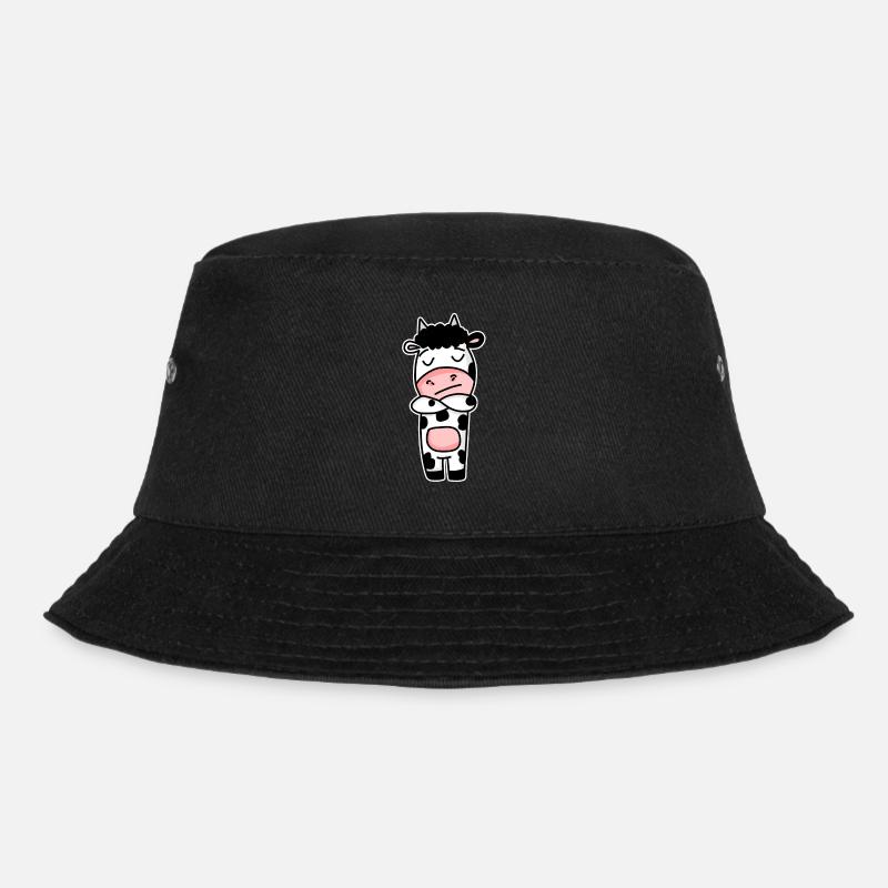 Kuh - Bucket Hat - Schwarz