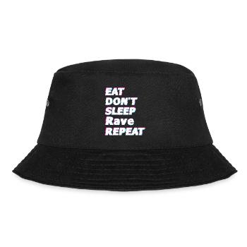 Raver Gift Idea - Bucket Hat - black - Front - Lela (165cm)