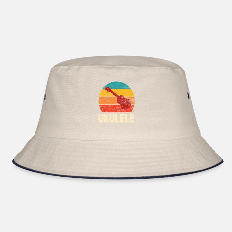 Retro Ukulele Bucket Hat