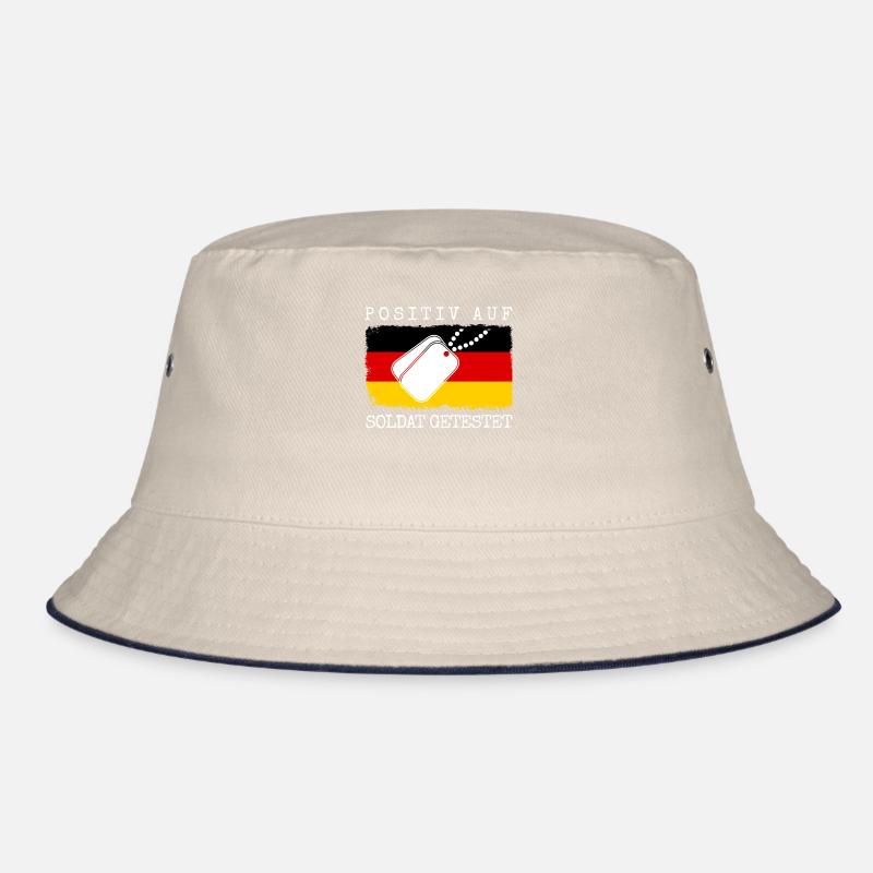 Fallschirmjäger Soldat Spruch Feldjäger Bucket Hat