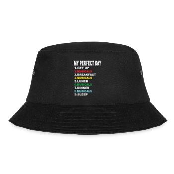 Mein Perfekter Tag Musicals - Bucket Hat - Schwarz - Vorne - Lela (165cm)