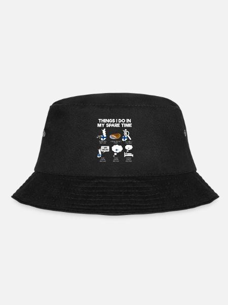 Finnland - Bucket Hat - Schwarz