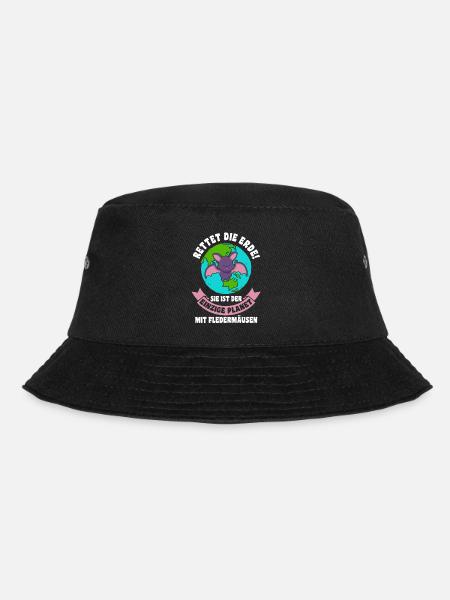 Umweltschutz Tierschutz Fledermaus - Bucket Hat - Schwarz