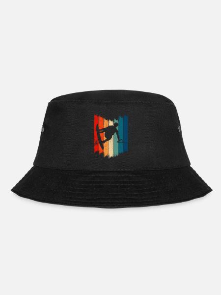 Wakeboard Vintage Wakeboarding - Bucket Hat - black