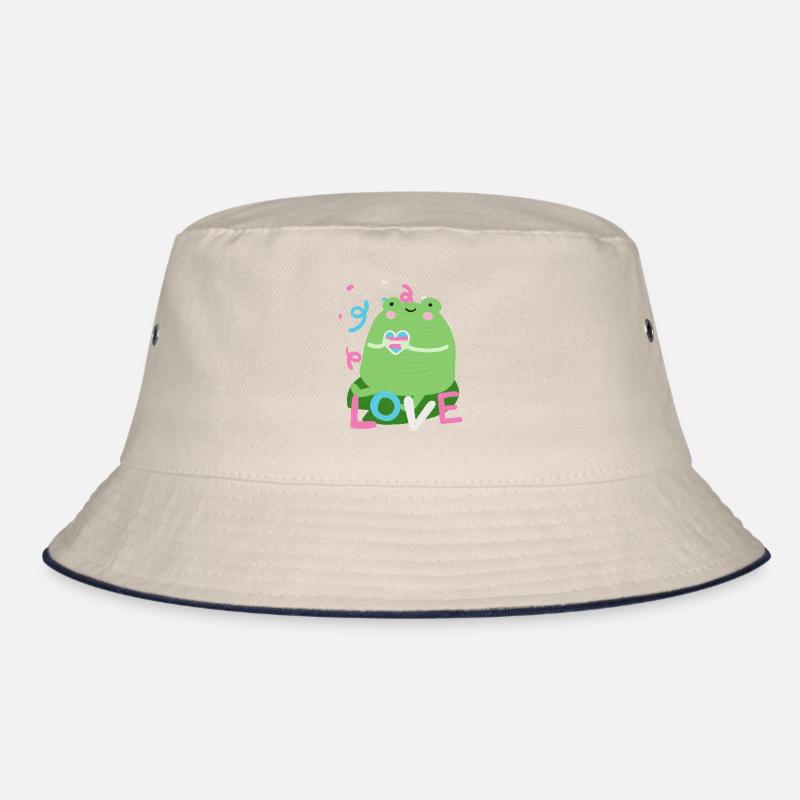 Grenouille douce avec des couleurs de drapeau de fierté trans Bob