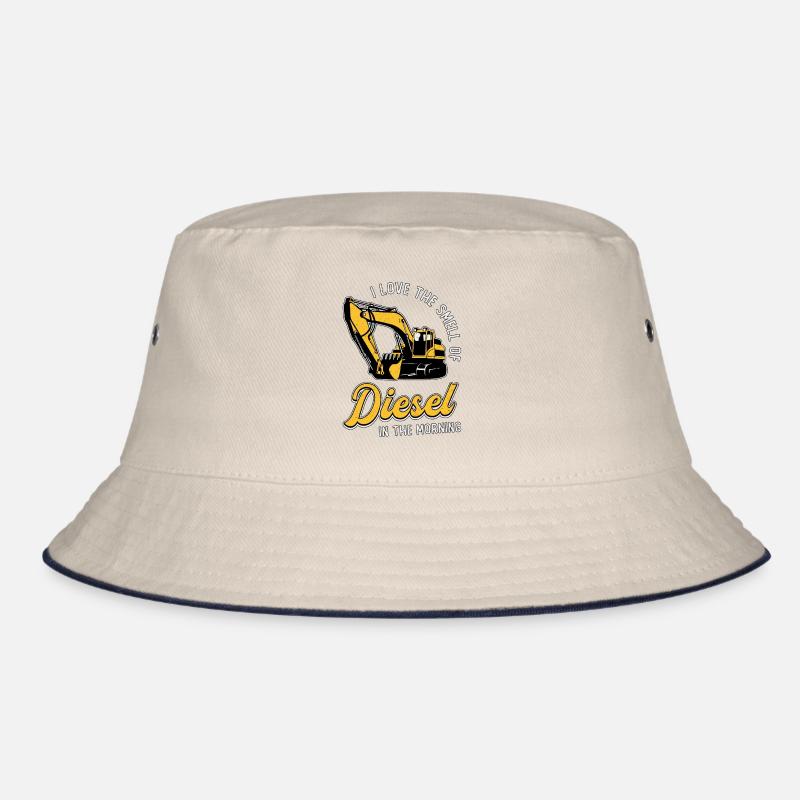 Baggerfahrer Bauarbeiter Bagger Baggern Geschenk Bucket Hat