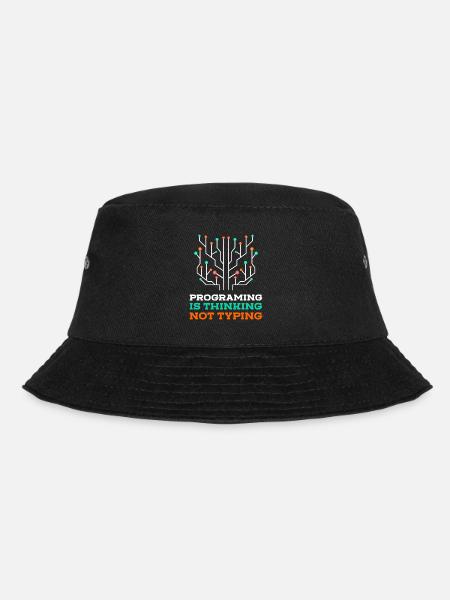 Programmierer Coder Nerd - Bucket Hat - Schwarz