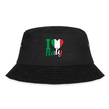 Italian Italy Flag Italia - Bucket Hat - black - Front - Lela (165cm)
