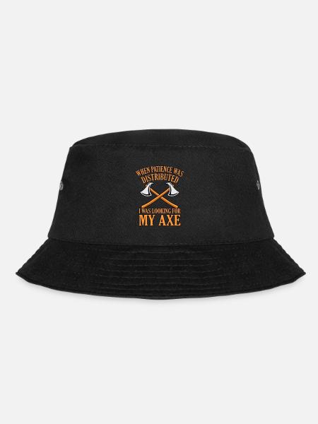Wikinger - Bucket Hat - Schwarz