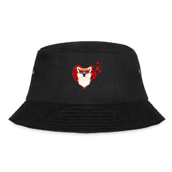 Akita Inu Lover I Dog Lover I Akita Inu - Bucket Hat - black - Front - Lela (165cm)