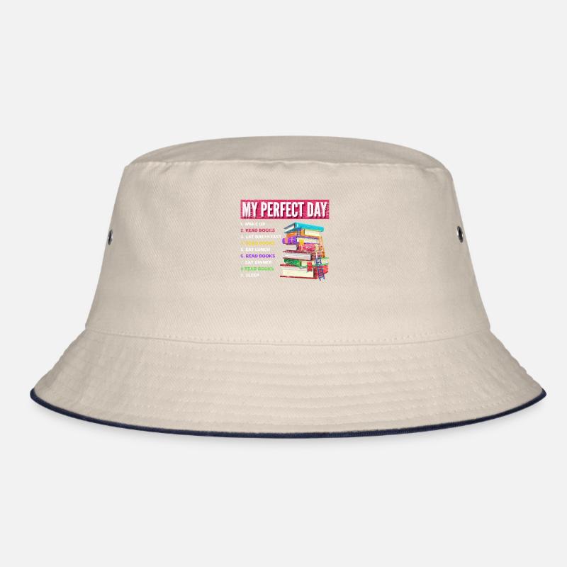 Buch Bücher Tag Geschenk Leseratte Bucket Hat
