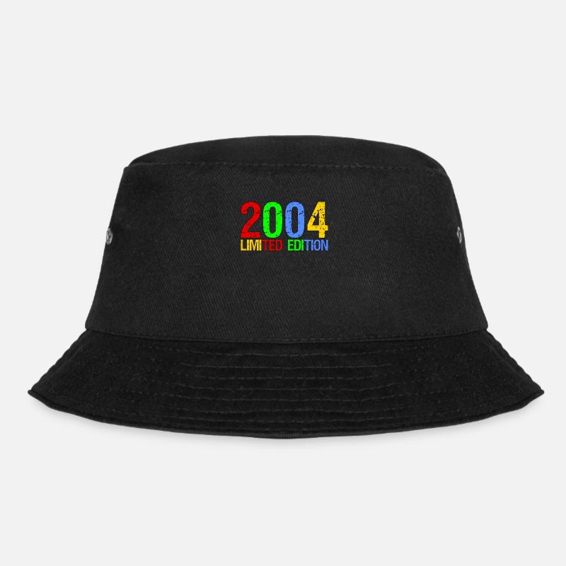 18th Birthday 2004 Limited Edition - Bucket Hat - black