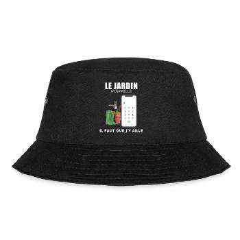 Jardinier jardinière humoour le jardin m'appelle - Bob - noir - Devant - Lela (165cm)