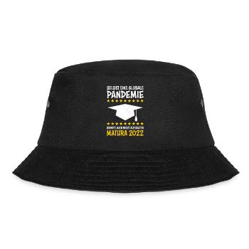 Matura 2022 Pandemie Maturant Matura - Bucket Hat - Schwarz - Vorne - Lela (165cm)