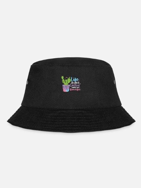 Kaktus - Bucket Hat - Schwarz