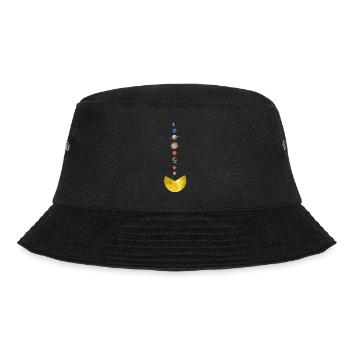 Sun-eating planets, solar system, planets - Bucket Hat - black - Front - Lela (165cm)