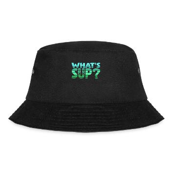 What' SUP? Stand up Paddle - Bucket Hat - Schwarz - Vorne - Lela (165cm)