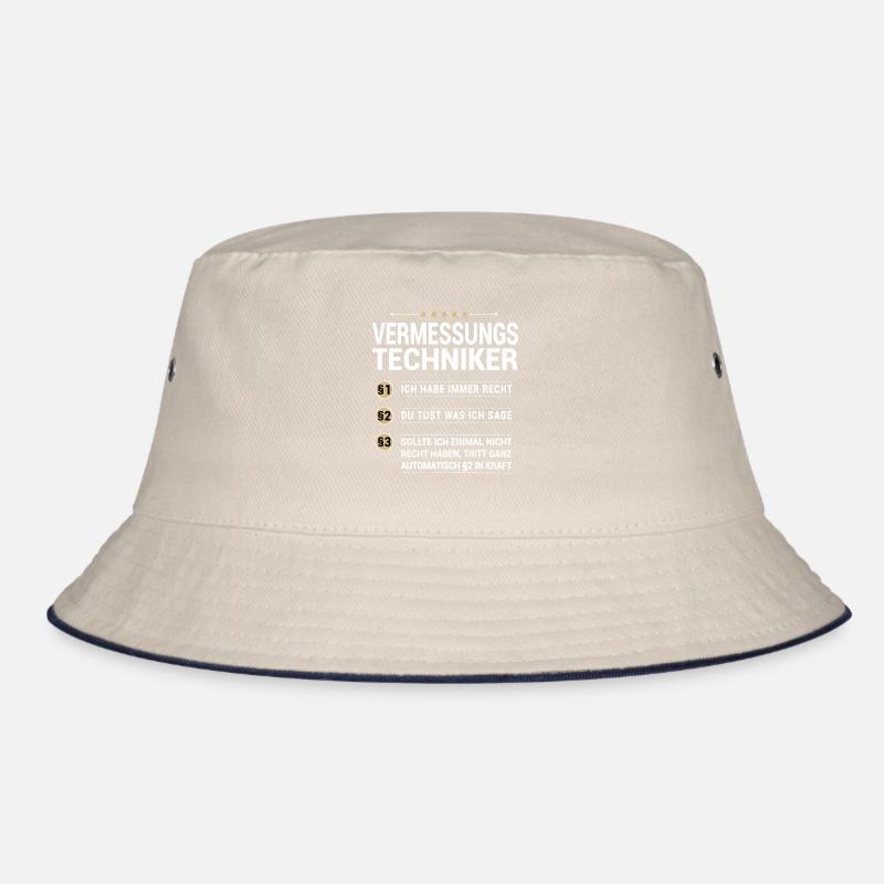 Vermessungstechniker Beruf eigene Paragraphen Bucket Hat