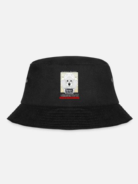 Poodle Personal Stalker Ill Follow You Wherever - Bucket Hat - Schwarz