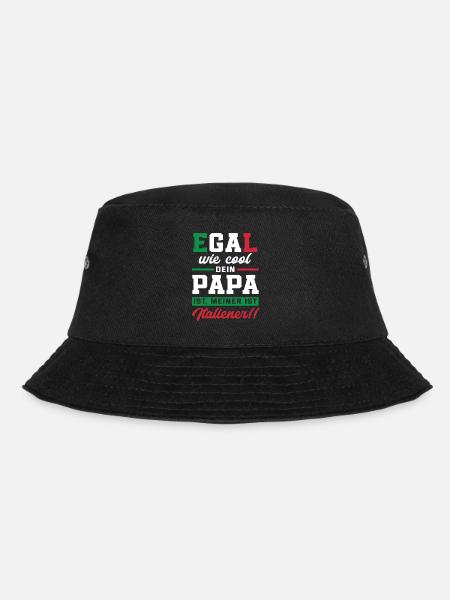 Italien Vater Geschenk - Bucket Hat - Schwarz