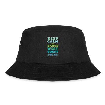 Keep Calm and dance West Coast Swing - Bucket Hat - Schwarz - Vorne - Lela (165cm)