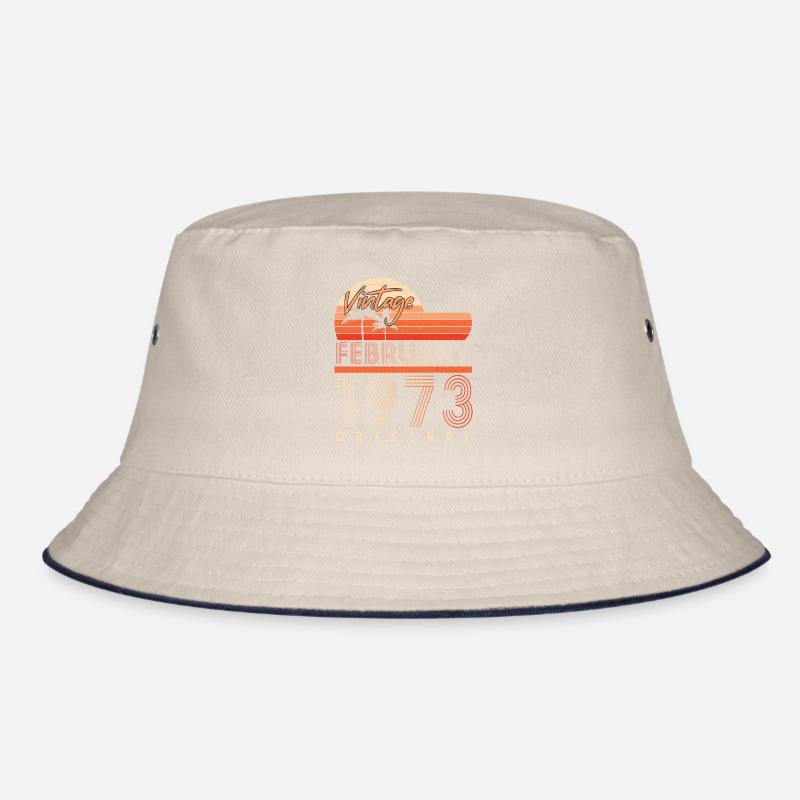 Februar 1973 Vintage Palmen Bucket Hat