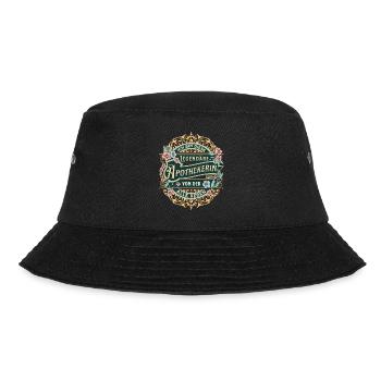 Apothekerin Ich bin diese legendäre Apothekerin - Bucket Hat - Schwarz - Vorne - Lela (165cm)