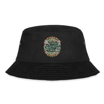 Gärtnerin ich bin diese legendäre Gärtnerin - Bucket Hat - Schwarz - Vorne - Lela (165cm)