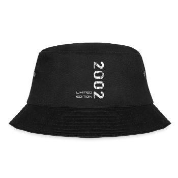 Ich bin Baujahr 2002 - Bucket Hat - Schwarz - Vorne - Lela (165cm)