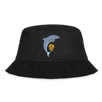 Tribal dolphin - Bucket Hat - Schwarz - Vorne - Lela (165cm)