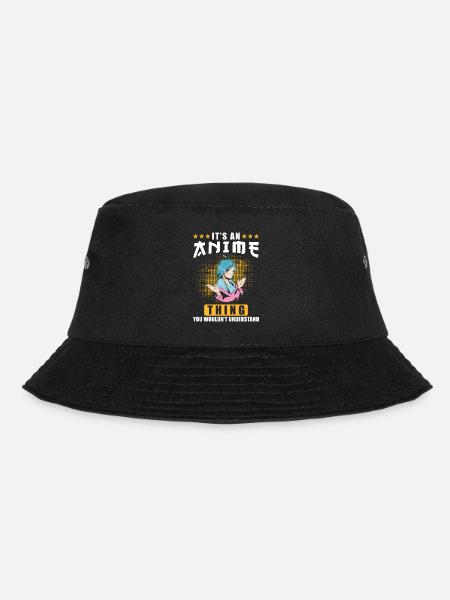 Anime - Bucket Hat - black