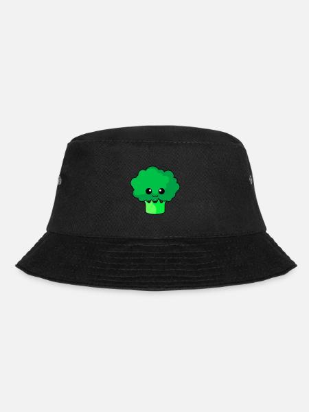 Broccoli Comic - Bucket Hat - Schwarz
