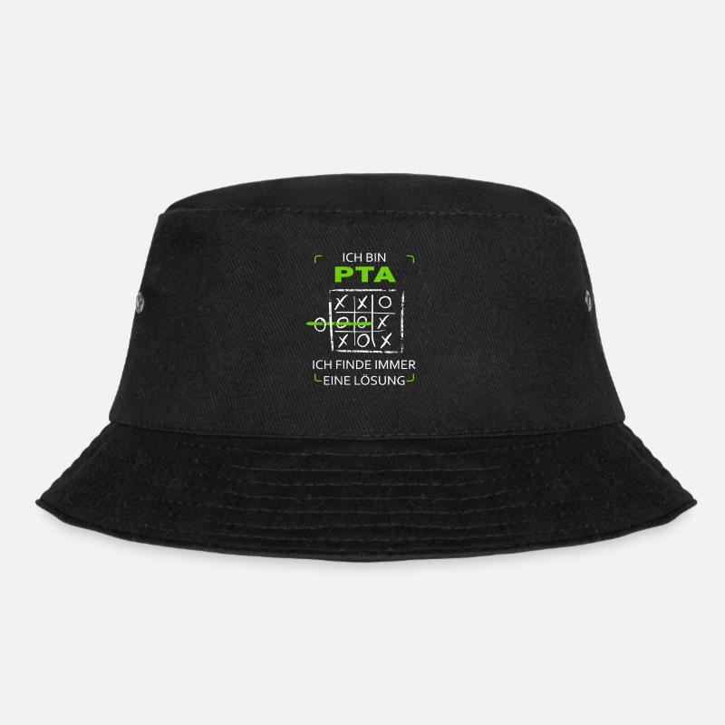 Ich bin PTA Drei Gewinnt Lustig Witzig - Bucket Hat - Schwarz