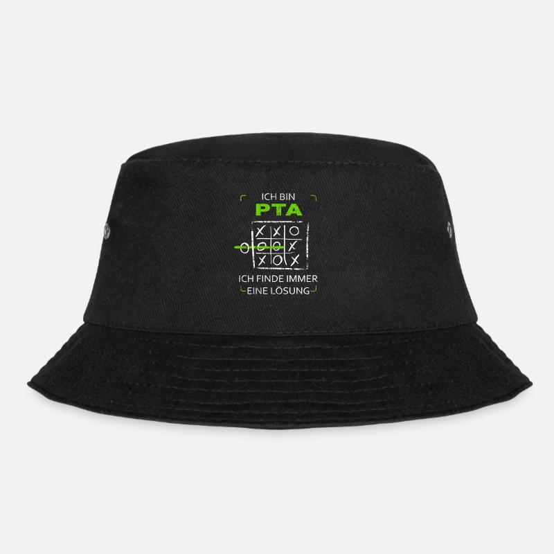Ich bin PTA Drei Gewinnt Lustig Witzig - Bucket Hat - Schwarz