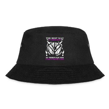 Wikinger Shieldmaiden, Wikinger, Shield Maiden - Bucket Hat - Schwarz - Vorne - Lela (165cm)